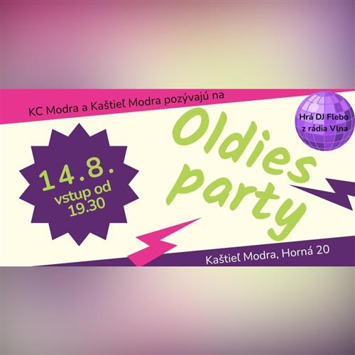 Oldies party v Kaštieli - hrá DJ Flebo z rádia Vlna