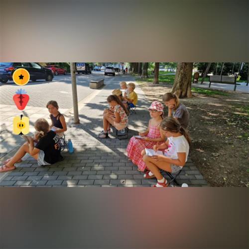 SZUŠ - Výtvarný ateliér Ladon: Príbehy z parku