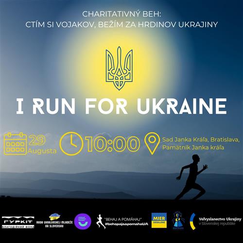 I RUN FOR UKRAINE: Bežím za hrdinov