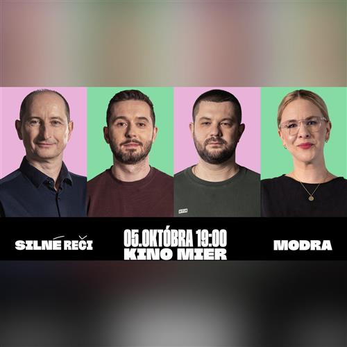 Silné reči v Modre