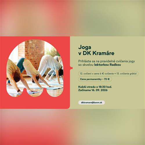 Joga s Radkou v DK Kramáre - permanentka
