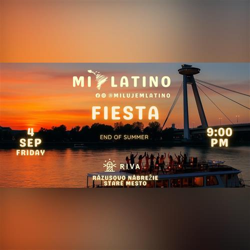 🛥️ MiLatino Fiesta on Boat – LETNÁ ROZLÚČKA 🌴