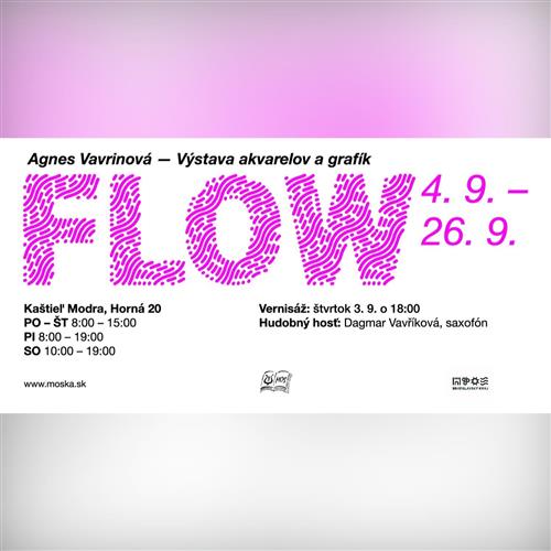 Agnes Vavrinová: Flow - výstava grafík a akvarelov