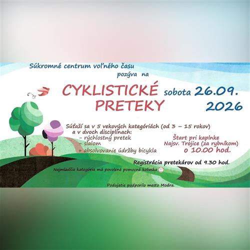 Cyklistické preteky pre deti