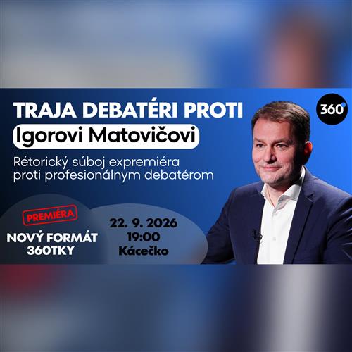 Debata 360tky: Matovič proti trom debatérom