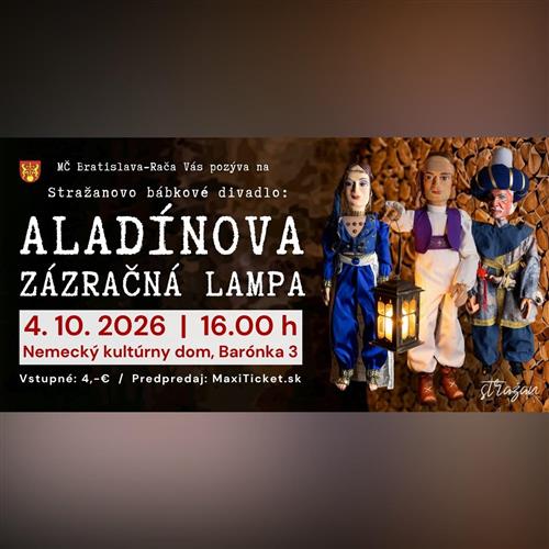 Stražanovo bábkové divadlo: ALADÍNOVA ZÁZRAČNÁ LAMPA