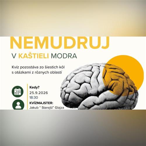 Nemudruj - zábavno-vedomostný kvíz v Kaštieli