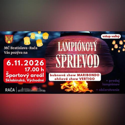 Lampiónový sprievod s bubnovou show Maribondo a ohňovou show Vertigo